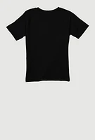 Boys Money Talks Bear Tee, Black, Size 12-14