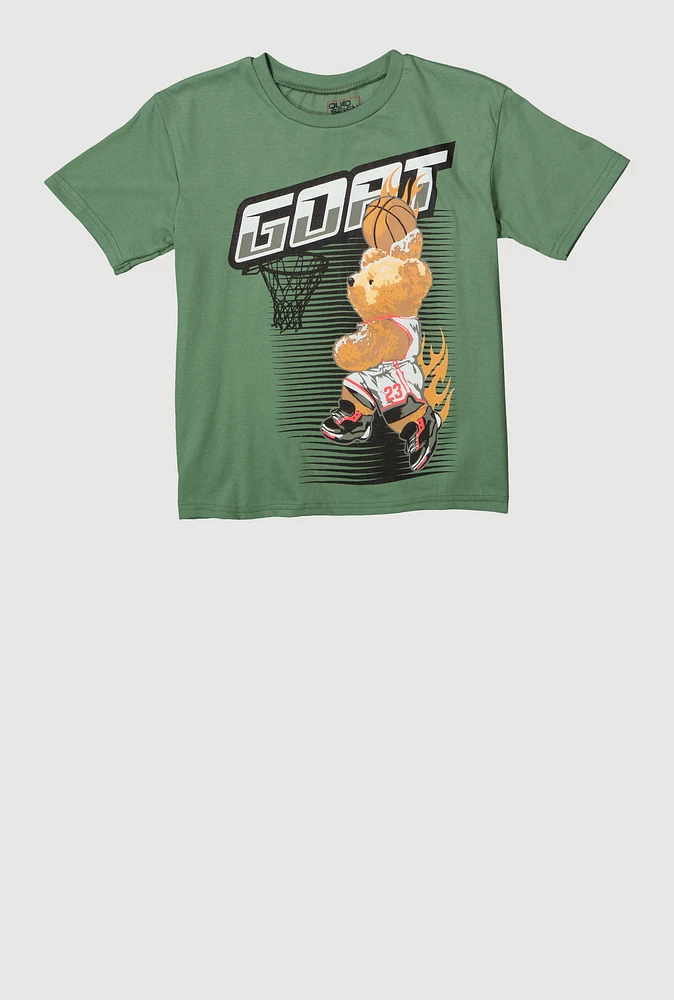 Boys Goat Bear Tee, 16-18