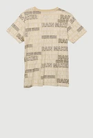Boys Millionaire Rain Maker T Shirt, Beige, Size 10-12