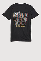Boys Legend In The Making T Shirt, Black, Size 18