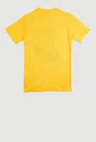 Boys Graffiti Bear Graphic Tee, Yellow, Size 10-12