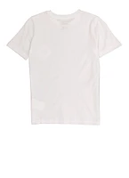 Boys Puma Basic Logo Short Sleeve Graphic Tee, White, Size 14-16