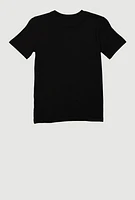 Boys Puma Logo T Shirt, Black, Size 14-16