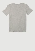 Boys Puma Marled T Shirt, Grey, Size 10-12