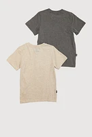 Boys Marled NBA Graphic Tees 2 Pack, Multi,