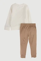 Little Boys Puma Graphic Sweatshirt and Joggers, Multi,