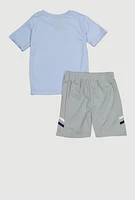 Little Boys Basketball Legend Graphic Tee and Shorts, Multi, Size 5-6