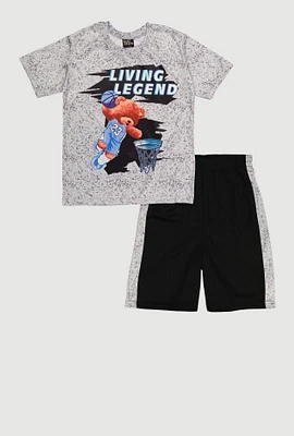 Boys Living Legend Bear Tee and Shorts,