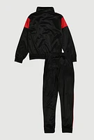 Boys Legend Track Jacket and Joggers, Red, Size 8-10
