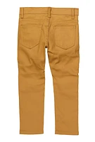 Little Boys Skinny Leg Moto Jeans, Khaki, Size 5