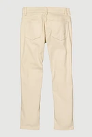 Boys Moto Patch and Repair Skinny Jeans, Khaki,
