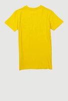 Boys DLXE Graphic Print Tee, Yellow, Size 18-20