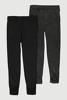 Boys Varsity Stripe Joggers 2 Pack, Multi, Size 8