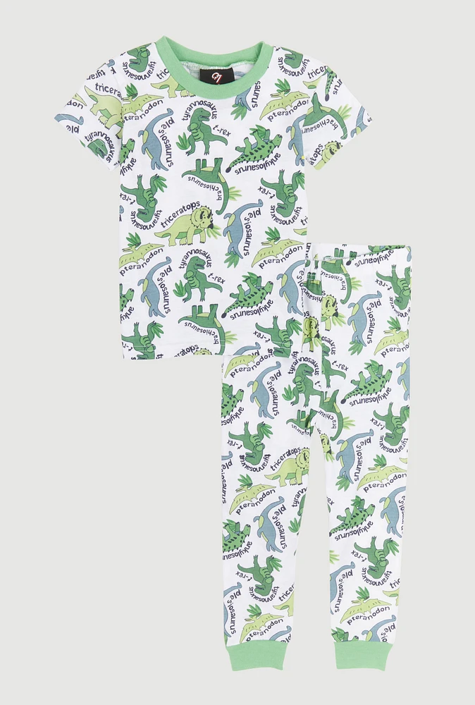 Little Boys Graphic Print Pajama Tee and Pants,