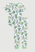 Little Boys Graphic Print Pajama Tee and Pants,