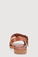 Womens Toddler Girls Chain Detail Buckle Strap Sandals,