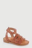 Womens Toddler Girls Velcro Strap Fisherman Sandals,