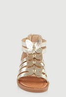 Womens Toddler Girls Butterfly Gladiator Sandals,