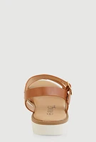 Womens Girls Rhinestone Detail Strappy Sandals,