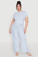 Womens Plus Mineral Wash Tee, 3X