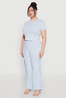 Womens Plus Mineral Wash Tee, 3X