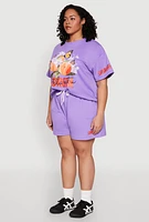 Womens Plus Atlanta Georgia Peaches Graphic Top,
