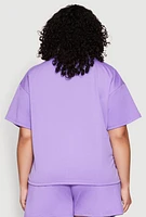 Womens Plus Atlanta Georgia Peaches Graphic Top,