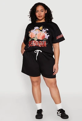 Womens Plus Atlanta Georgia Sweatshorts, 3X