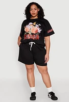 Womens Plus Atlanta Georgia Sweatshorts, 3X