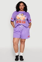 Womens Plus Atlanta Georgia Sweatshorts,