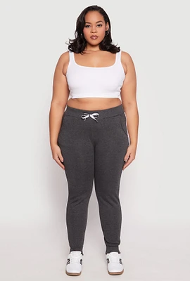 Womens Plus Varsity Stripe Joggers,