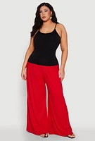 Womens Plus Size Seamless Metallic Chain Strap Cami, Black, Size 2X-3X