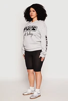 Womens Plus Size Nope Not Today Pullover Hoodie, Grey, Size 2X