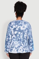 Womens Plus Mineral Wash Only One You Graphic Sweatshirt,
