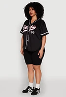 Womens Plus Boss 94 Baseball Jersey,