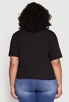 Womens Plus Slashed Legendary Rider Tee, 2X