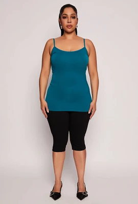 Womens Plus Basic Seamless Cami, 1X