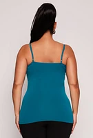 Womens Plus Basic Seamless Cami, 1X