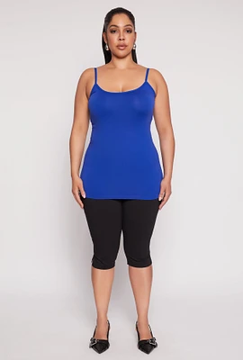 Womens Plus Basic Seamless Cami, 2X