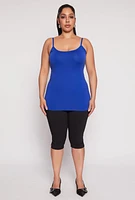 Womens Plus Basic Seamless Cami, 2X