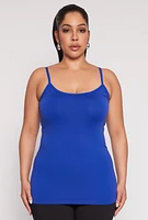Womens Plus Basic Seamless Cami, 2X
