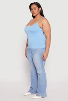 Womens Plus Double Layered Cami,