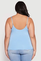 Womens Plus Double Layered Cami,