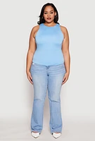 Womens Plus Double Layer Tank Top,