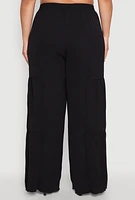 Womens Plus Airy Tiered Palazzo Pants,