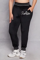 Womens Plus Rocawear Velour Joggers,