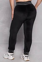 Womens Plus Rocawear Velour Joggers,