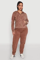 Womens Plus Daisy Varsity Stripe Zip Front Hoodie, 3X