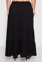 Womens Plus Almost Famous Tiered Skirt,