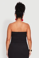 Womens Plus Almost Famous Sweetheart Tube Top,